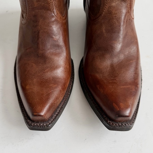 Ariat Chestnut Leather Heeled Boots - Picture 6 of 14